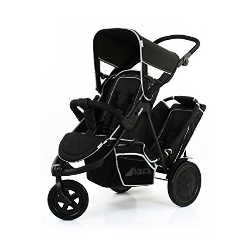Hauck Freerider 3 Wheel Tandem Pushchair - Black.