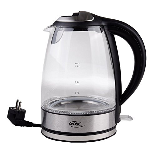 elta Glas Design Wasserkocher 1,8L 2200 Watt mit LED Beleuchtung - 2