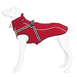 Hundemantel Ideale Schutz Winddicht Warm Outdoor Hundejacke...