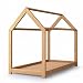 Produktbild Vicco Kinderbett Jugenbett Kinderhaus Bett Kinder Holz Haus Schlafen Spielbett Hausbett - lackiertes Massivholz - kindgerechte Verarbeitung (Natur, 90 x 200 cm)
