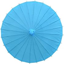 QUARKZMAN Papier-Schirme Set – 6 Stück In 20/30/40 Cm, Blau, Für DIY-Deko, Hochzeit & Fotografie