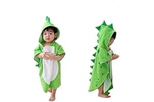 Verve Jelly Asciugamano da Bagno Accappatoio con Cappuccio per Bambini - Asciugamani Assorbenti in Cotone per Ragazzi e Ragazze per Bagno Spiaggia Pigiameria per Bambini