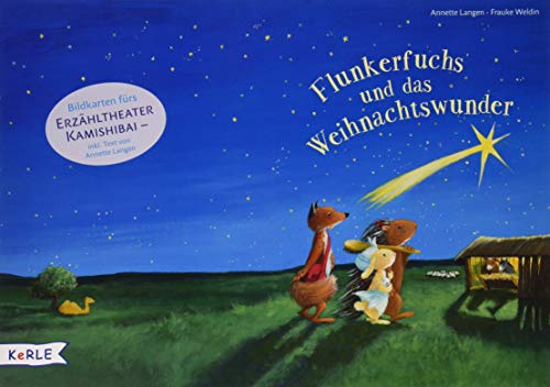 Flunkerfuchs und das Weihnachtswunder. Bildkarten fürs Erzähltheater Kamishibai