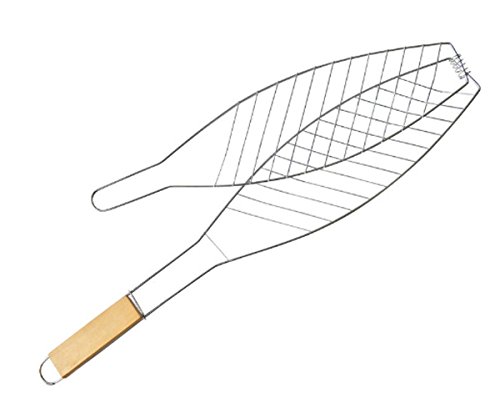 Tosnail 4 Stück Grillroste / Grillwender Fisch, 56*11*4.5cm - 3