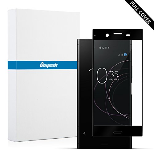 Preisvergleich Produktbild Sony Xperia XZ1 Panzerglas, Beyeah Vollständige Abdeckung Schutzfolie aus hochwertigem gehärtetem Glas für Sony Xperia XZ1 (Schwarz)