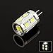 Price comparison product image HQ's perfect store Energy saving Good looking fashion G4 White 12 LED 5630 SMD Car Signal Light Bulb, DC 8V-16V Super bright (SKU : S-cms-0055w)