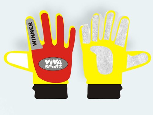 Preisvergleich Produktbild idee+spiel 737-73714 Torwart-Handschuhe 'WINNER'