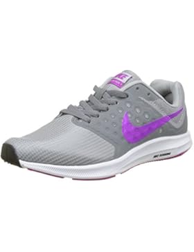 Nike Damen Downshifter 7 Laufschuhe, Weiß/Rosa