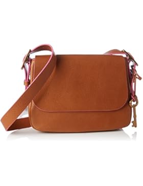 Fossil Damen Harper Umhängetasche, Braun (Saddle), 8 x 18 x 24 cm