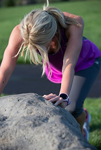 Garmin Forerunner 220 GPS Running Watch with Colour Display and Heart Rate Monitor - White/Violet