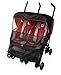 [Manito] Mesh Twin Mostquito Net / Mosquito Net for Twin Baby Stroller and Pushchair, Eye Protective Wide Windows