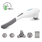 RENPHO Hand Held Deep Tissue Massager for Muscles, Back, Foot, Neck, Shoulder, Leg, Calf Pain Relief-2600mAh Large Capacity Battery Cordless Electric Percussion Full Body Massage with Portable Design