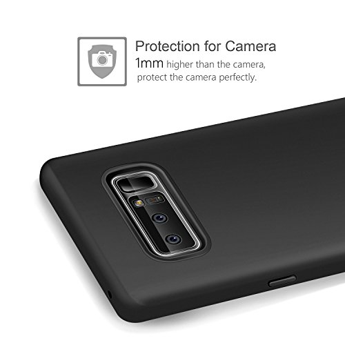 Funda Samsung Galaxy Note 8 Negro ivencase Carcasa TPU No Screen Protector Flexible Silicona Premium Back Bumper Trasero Suave Skin 360 Protective Case Cover para Samsung Galaxy Note 8 - Black reviews Funda Samsung Galaxy Note 8 Negro ivencase Carcasa TPU No Screen Protector Flexible Silicona Premium Back Bumper Trasero Suave Skin 360 Protective Case Cover para Samsung Galaxy Note 8 - Black