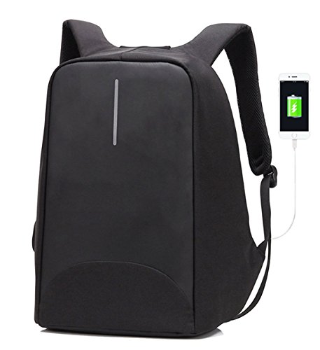 15 6 Zoll Business-Laptop-Rucksack mit Anti-Dieb-Rei  verschluss und USB-USB-Ladeanschluss  wasserdichte Reisen Backpack College Tasche mit versteckte