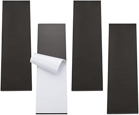 Topp4u 4 x edge protection, wall protection, door edge protection for garage and carport, maximum protection with 4 extra thick protective mats each 40 cm x 12 cm x 1.5 cm