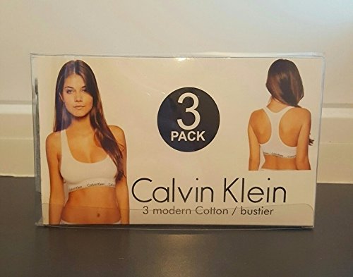 Calvin Klein Bralette 3er Set Modern Cotton Bustier Schwarz/Weiß/Grau - 5