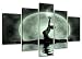 Produktbild Visario 5526 Bilder auf Leinwand Bild 160 x 80 cm Abstrakt fünfteilig