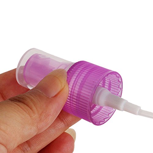 3 x 50 ml Sprüh Kopf Kosmetik Flasche | Beauty | Set bunte Farben | optisch schön | Flüssigkeit selbst abfüllen | durchsichtig | Drehverschluss | Flug Reise | Sommer – Kühlung durch Wasser Zerstäuber | Beyond Dreams - 4