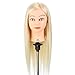 Neverland Training head Hairdressing Head Cosmetology Mannequin Head 10% Real Hair 60cm