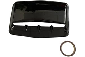 Auto Hood Vents Abdeckung, Asudaro Auto Lufteinlass Dekorative Schaufel Universal Auto Dekorative Lufteinlass Motorhaube Lüftungsgitter Intake Grille Dekorative Trim Aufkleber,Schwarz