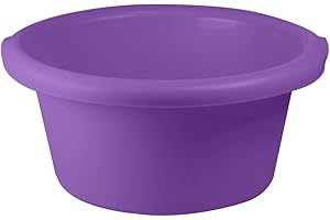 GIO'STYLE Bacinella Rotonda Colors | Ideale per la Pulizia | Viola | 12 L | Polipropilene