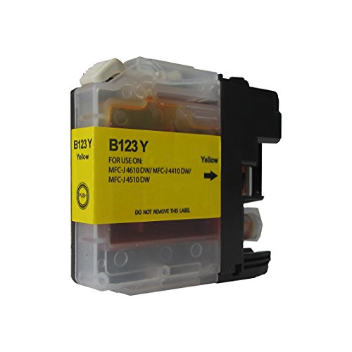 10 komp. XL Druckerpatronen mit neuen Chip für Brother MFC j 245 470 650 870 4410 4510 4610 4710 6520 6720 6920 / Brother DCP j 132 152 552 752 4110 – sie bekommen 4 x schwarz 2 x rot 2 x blau 2 x gelb - 5