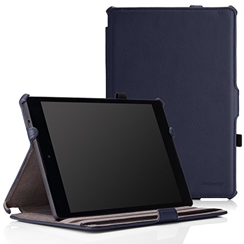 Google Nexus 9 Hülle Case - MoKo Slim Fit PU Leder Tasche Schutzhülle Lederhülle Folio Smart Cover mit Auto Wake/Sleep Funktion für HTC Google Nexus 9 8.9 Zoll Android 5.0 Tablet-PC,MARINEBLAU