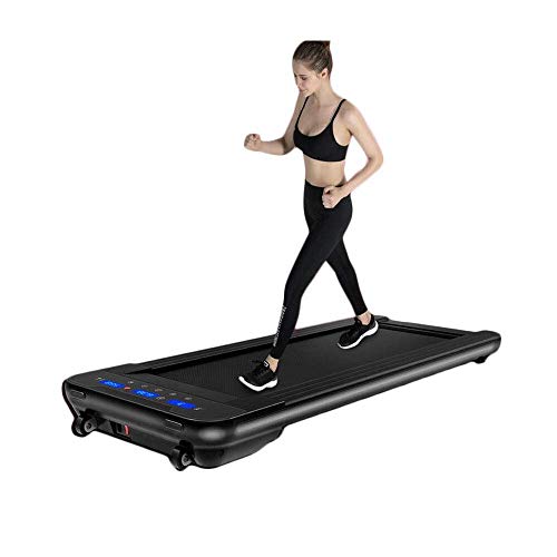 Preisvergleich Produktbild SISHUINIANHUA Schwarz elektrische Fernbedienung laufband Mini elektrische lauftraining Fitness laufband Hause Sport stumm fitnessgeräte