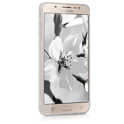 kwmobile Funda para Samsung Galaxy J5  2016  DUOS - Case para m  vil en TPU silicona - Cover trasero Dise  o Flores dibujadas en negro transparente reviews kwmobile Funda para Samsung Galaxy J5  2016  DUOS - Case para m  vil en TPU silicona - Cover trasero Dise  o Flores dibujadas en negro transparente