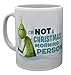 Produktbild Close Up Z890650 The Grinch Tasse Not A Christmas Morning Person, Mehrfarbig