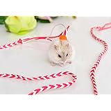 Hamster Gerbil Rat Maus Chinchillas Guinea Pig Eichhörnchen Pet Playhouse Geschirr mit Leinen Einstellbare Hand Made