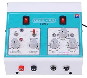 Physiogears Electro Therapy Combination Therapy Combi Tens Ms Mini Deluxe with 1 Year Warranty