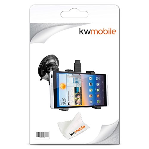 kwmobile KFZ Scheiben Halterung für Huawei MediaPad M1 8.0 – PKW Auto Halter mit Saugnapf in Schwarz - 5