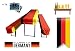 Produktbild 3-teilig Biergarnitur wm Dekoration Deko Überzug Tischdecke für Tische, Biergarnitur, Bierzeltgarnitur, Partytisch, Tisch, Camping, Festzeltgarnitur, Bierbank Deutschland als Fanartikel Deutschlandfarben schwarz rot gelb Dekoration Tischdekoration für WM 2018 Fußballweltmeisterschaft Fußball in Russland Fanartikel und 1x WM Planer Din A3 mit Spielplan