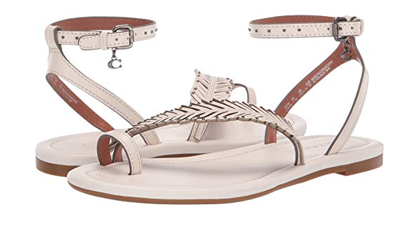 coach feather sandals