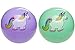 Produktbild Schnooridoo 2 x Einhorn Bälle PVC Spielball Wasserball Fußball Unicorn 23 cm