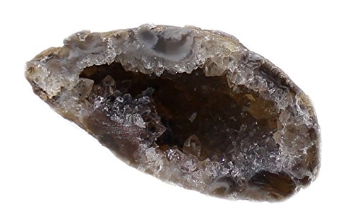 budawi® – Achatgeode Geodenhälfte Glücksgeode 3 – 4 cm Rohstein, kleine Achatdruse - 2