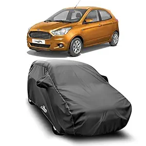 XG Brand Car Body Cover Special Design for Ford Figo (Gray with Mirror Pocket)