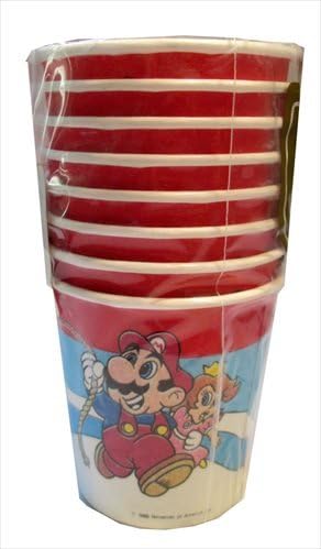 Super Mario Brothers Vintage 7oz Paper Cups (8ct)