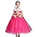 Produktbild OBEEII Dornröschen Aurora Kostüm Sleeping Beauty Prinzessin Kleid Rheinischen Karneval Faschingsdienstag Estomihi Cosplay Costume 6-7 Jahre