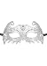 Produktbild Ouch! By ShotsToys - Sea Goddes Masquerade - Augenmaske aus Metall mit Ziersteinen - venezianisch - silberfarben