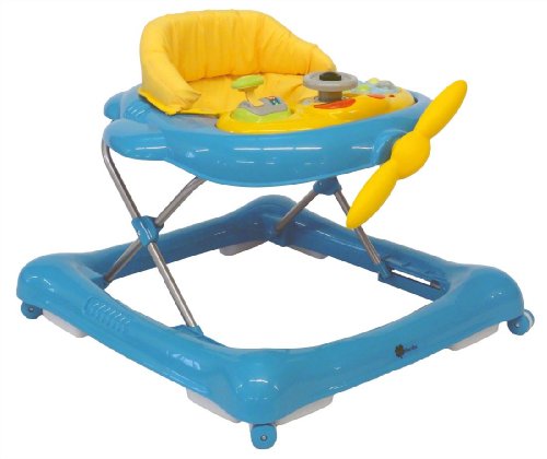 United Kids 902001 Baby Walker Flieger mit Musik, blau