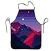 Produktbild ERCGY 2019 Apron Sunrise Aprons Printed Apron for Home Waiteress Baking