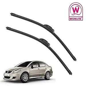 Wonlite Car Wiper Blades accessories compatible for Maruti SX4 Set of 2 Pcs R 24 L 14