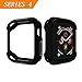 Produktbild Cerike Kompatibel für Apple Watch Series 4 Hülle 44mm, TPU+PC Doppel Schutzhülle [Rugged Armor] Extrem Hoher Fallschutz & Kratzfest Schutz für iwatch Series 4 (44mm, Schwarz)
