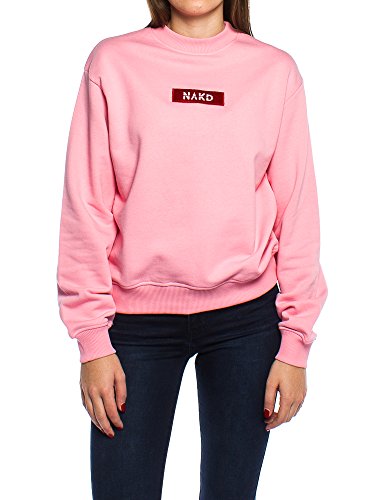 Preisvergleich Produktbild NA-KD Logo Sweater pink, S