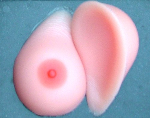 Forever Young Silicone Breast Form Bra Helix Asymmetric Shape Breasts Cup E