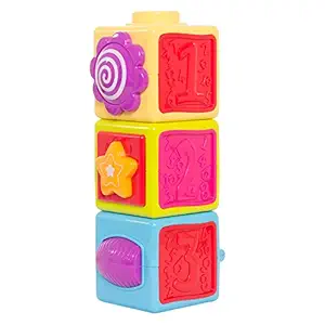 Baybee Stacking Block Set | Educational Building Toy for Kids | Durable Stacking Blocks for Toddlers