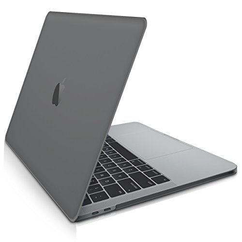 kwmobile Laptop H  lle f  r Apple MacBook Pro 15   ab 2016  Touchbar - Crystal Laptopschutzh  lle Cover Case Schwarz Transparent - Transparente Notebo