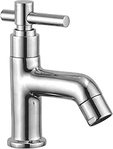 A to Z Sajal Pillar Cock Chrome Plated Brass Tap for Bathroom/Kitchen